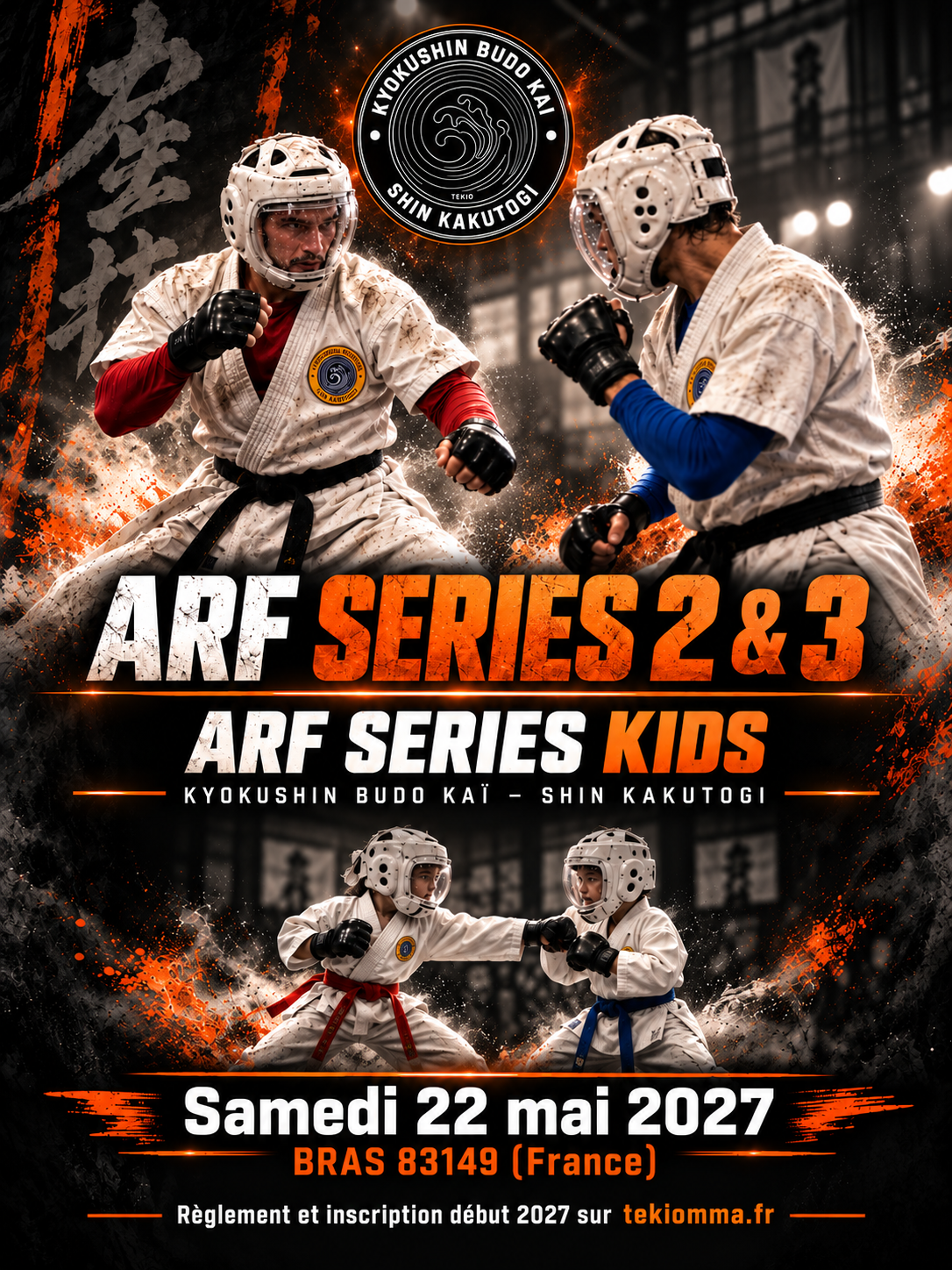 Affiche des ARF Series 2 & 3 et ARF Series Kids du samedi 22 mai 2027 à Bras